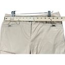 White House | Black Market  Shorts Womens 6 Tan Cotton Sateen Pockets Cuffed Casual Photo 3