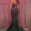 La Femme Dark green prom dress Photo 0