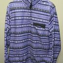 Jachs  Sweater Womens Extra Large Purple Fleece Pull Over Mock Neck Cabin Outdoor Photo 0