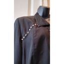 Double D Ranch Black Jacket Metal Studs, Turquoise, Rhinestones, Cross, size M Size M Photo 3