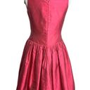 Oscar de la Renta Vintage  pink label silk Structured Skirt Cocktail Dress Sz 8 Photo 1