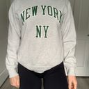 John Galt New York Grey Crewneck Sweater Photo 1