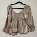 Entro  Iridescent Babydoll Top Photo 1