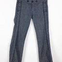 7 For All Mankind  Nico Wide Leg Herringbone Trousers Pants Size 27 low rise y2k Photo 4