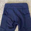 Lululemon Navy Blue  with fun designs on the ankles size 0 Photo 2