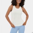 HalaraCut Out Asymmetric Hem Sheer Casual Tank Top white NWT Photo 0