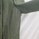 Thread and Supply  Nordstrom Hunter Olive Green Wool Double Breasted Peacoat L Photo 5