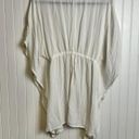 Elan  White Tie Front Beach Coverup Lace Detail Photo 8