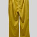 7 For All Mankind  Velvet & Satin Wide Leg Trousers Gold Size 10 NEW Photo 1