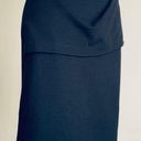 CAbi Solid Black Layered Pencil Skirt Photo 3