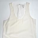 Joie  Ori D Silk Drop Waist Tank Dress in Cream Size S Photo 3