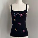 Joseph A BNWT  Embroidered Black Tank Top Photo 0