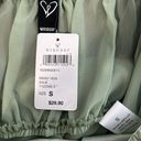 Windsor Light Green Crop Top, Size Small Photo 2