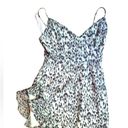 superdown Revolve  Kina Leopard print Mini Dress White black gray Small Photo 5