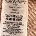 Sweaty Betty  Recline 100% soft Italian Wool Relaxed Fit Jumper Photo 13