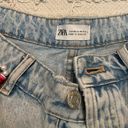 ZARA High Waisted Denim Shorts Photo 3