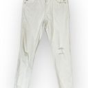 AG Adriano Goldschmied  Legging Ankle Jeans Women's 29R White Skinny Distressed Photo 2