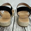 Old Navy  Women's Espadrille Platform Sandals 10 Beige White Black Buckle Straps Photo 7