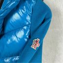 Moncler  Maglia Grenoble Cardigan Fleece Jacket Bright Blue Size Small Photo 8