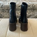 Nasty Gal Chunky Black Ankle Boots Photo 3