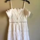 Francesca's  Small White Cold Shoulder Dress Photo 1