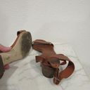 J.Crew  Evie Midheel Ankle-Strap Sandals Size 6 GUC Photo 4