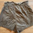 Free People  light brown corduroy paper bag shorts size medium Photo 4