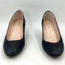 Taryn Rose Taryn By  Kathleen Wedge Pump Navy Blue Lizard Emboss Heels Photo 2