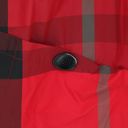 Habitat Liv by  Suzanne Jacket Ruby Red Tartan Plaid Asymmetrical Hem L Photo 4