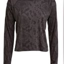 Rag and Bone  Snake Print Long Sleeve Cropped Shirt Photo 1