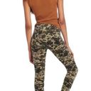 Pilcro  High Rise Skinny Camo Corduroy Pants Button Fly Green Size 27 Photo 9