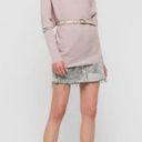 ALLSAINTS  Ridley Funnel Neck Cashmere and Wool Sweater-Shell Pink Size medium Photo 3