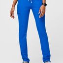 FIGS - Yola Skinny Scrub Pants Royal Blue Petite Medical Nurse Doctor Photo 0