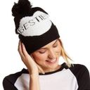 Free Press  besties one size beanie Pom Pom hat Photo 0