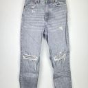 ZARA  Grey Heavyweight Denim Jeans w/ Distressing Size US 4, Eur 36 Photo 0