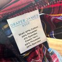 Draper James  multicolored plaid smocked peasant top XXL Photo 6