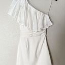 Elliatt  Chaebol One Shoulder Mini Dress Ivory Size XS Photo 2