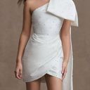 Sachin + Babi  Pippa One-Shoulder Pearl-Embellished Mini Dress Photo 10