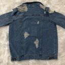 Pretty Little Thing Distressed Denim Jacket Photo 3