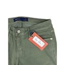 Just USA  - Destroyed Ankle Length Skinny Jeans in Moss Green Photo 2