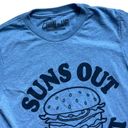 Chin Up Apparel Womens  Suns Out Buns Out Humor Graphic Tee Shirt - Sz XS Photo 1