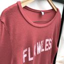 Flawless Oversized “” Print Lightweight Pullover Shirt Photo 3