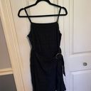 American Eagle Black Wrap Dress Photo 1