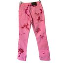 DKNY Vintage  High Waisted Mom Jeans Tie Dye Acid Wash Pink Jeans size 2 Photo 1