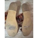 J.Crew  Slide Sandal Womens size 9Flat Bali Tortoise Clear PVC Upper Italy Photo 3