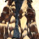 Fur Vest Brown Size M Photo 0