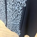 Ruby  Road blue stretch full zip leopard print Petite Large ladies vest NEW Photo 4