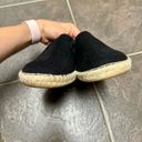 Olukai  Kaula Pa'a Kapa Convertible Espadrilles Linen Womens Shoes Black 9.5 Photo 4