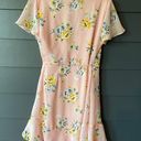 Lush Clothing Pink Floral Wrap Dress Photo 1