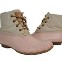 Sperry  Top Sider Pink Wool Duck Boots Women’s Size 9 STS80410 Waterproof Rubber Photo 0